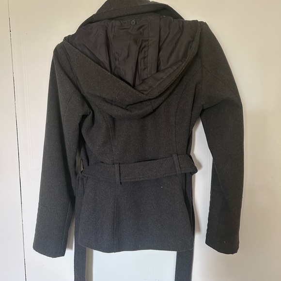 Celebrity Pink Women's gray peacoat - Picture 2 of 2